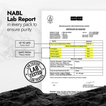 100% Pure Himalayan Shilajit, 30gm