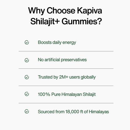 Kapiva Shilajit Gummies (No added Sugar)
