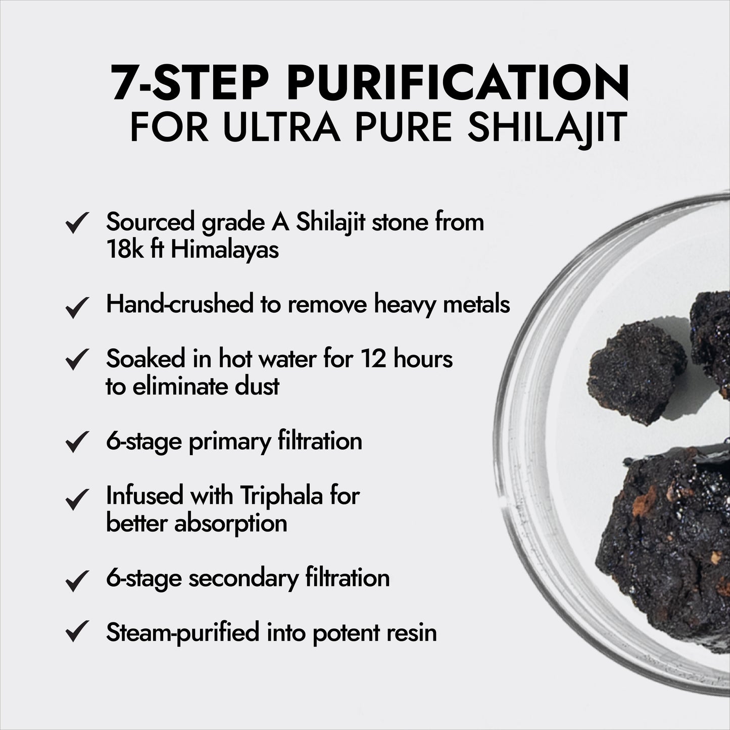 100% Pure Himalayan Shilajit, 30gm