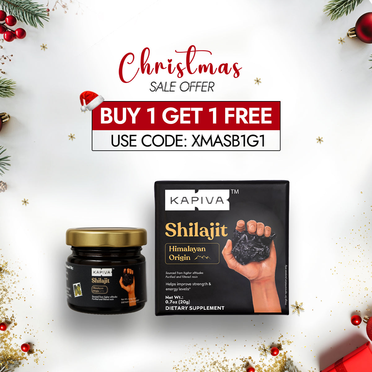 100% Pure Himalayan Shilajit, 30gm